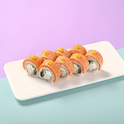 Опалённый лосось с манго соусом в Круглое катаем по цене 709 ₽