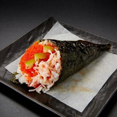 Темаки с острым крабом в Buba Sushi по цене 1070 ₽