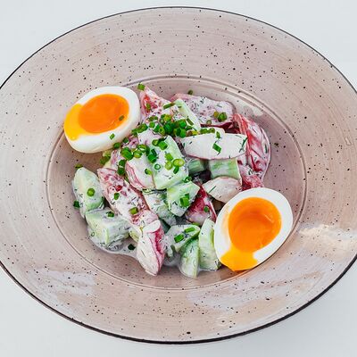 Овощной салат по-деревенски в Магадан по цене 470 ₽