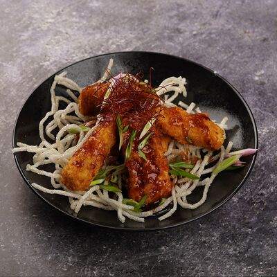 Окунь темпура в соусе тонкацу в Tuk Tuk Asian Food по цене 527 ₽