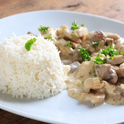 Бефстроганов с рисом в Вкусно и Быстро по цене 649 ₽