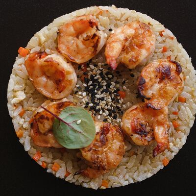 Креветки с тайским рисомв Причал by АкваЛэнд по цене 890 ₽