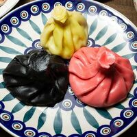 Хинкали с цыпленком Чкмерули в Ресторан-сыроварня Брынза