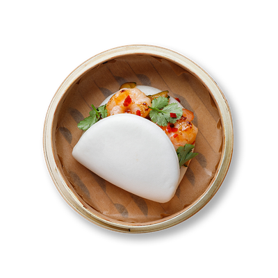 Бао с креветкой в Питькофе Джаз по цене 369 ₽