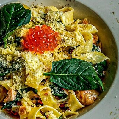 С лососем и шпинатом в Чо? Капчо! по цене 780