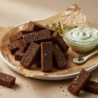 Гренки с чесноком и соусом тар-тар в Интер-Сити