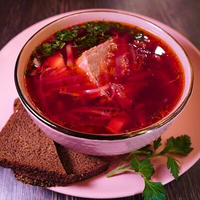 Борщ в Чайхана Пловчик по цене 420 ₽