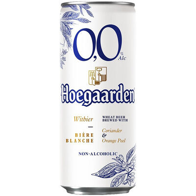 Пиво Hoegaarden нефильтрованное безалкогольное в Jim N Jack по цене 200 ₽