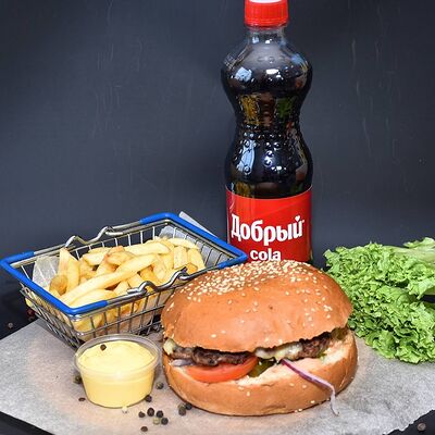 Комбо Бургер в Mr. Grill по цене 600 ₽