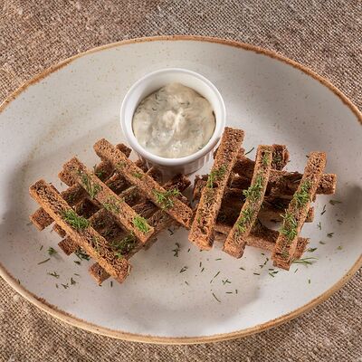 Гренки из бородинского хлеба в Самовар по цене 250 ₽