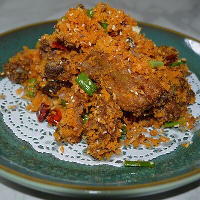 Запеченные свиные ребрышки в Тан чао по цене 36 р.