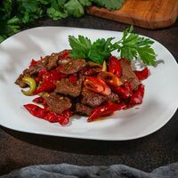 Говядина с острым перцем в Райхон