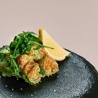 Креветки в соусе васаби со сгущеным молоком в Avgust13 по цене 1200 ₽