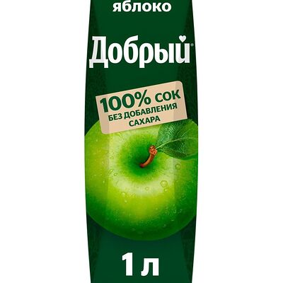 Сок яблочный Добрый в Мелисса по цене 370 ₽