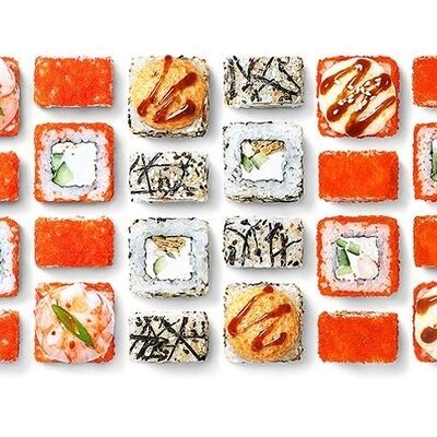 Сет Дуэт Креветки и Угря в Капибара по цене 2049 ₽