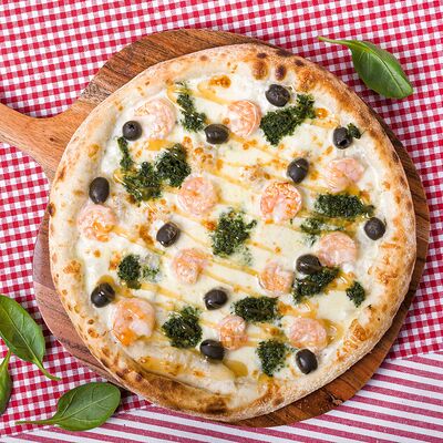 Пицца Сливочная Креветка в Pizzicato по цене 449 ₽