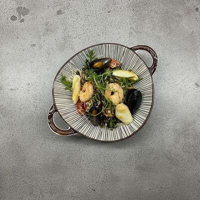 Руккола С Морепродуктами в Fritto по цене 910 ₽