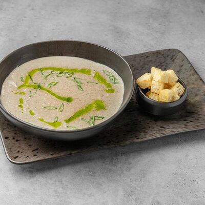 Крем-суп грибной в Большая рыба по цене 450 ₽