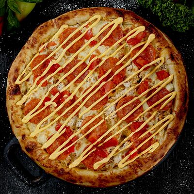 Пицца Сырный цыпленок 30 см в Hot Pizza по цене 850 ₽