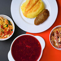 Логотип Столовая Колобок