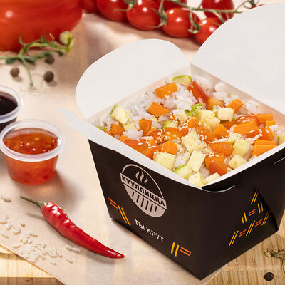 Вок Премиум Рис с овощами в Шаурма Куулпицца по цене 539 ₽