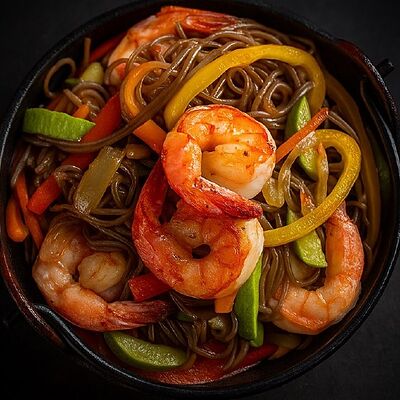 Соба с креветками в Love Rolls по цене 459 ₽