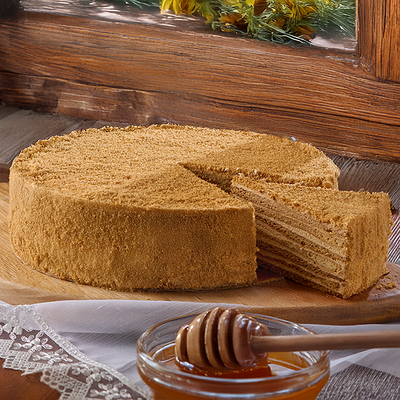 Медовый торт 150г в Гопак по цене 510 ₽