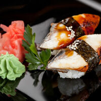 Суши копченый угорь (unagi - Smoked eel) в Sadu