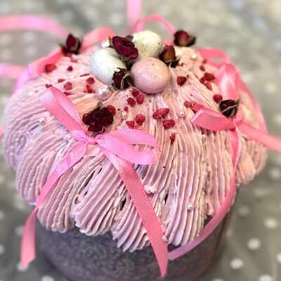 ПП творожный кулич с изюмом и курагой без сахара и глютенав Right Cake по цене 1500 ₽