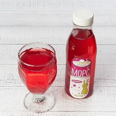 Морс домаш клюквенный 500 мл в АндерСон по цене 220 ₽