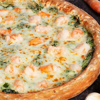 Пицца Альфредо шримп в Ямм...pizza по цене 525 ₽