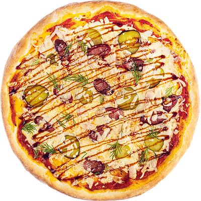 Пицца Барбекю 31 см в СУШИ DIMASH по цене 710 ₽