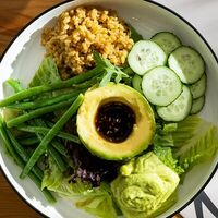 Зеленый салат в True Crab