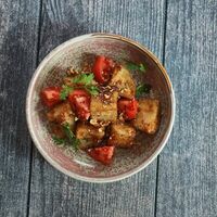 Баклажаны Караагэ в Is Ku Sushi Ramen Bar