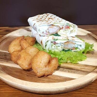 Шаурма мини с креветкой в Денер кебаб по цене 310 ₽