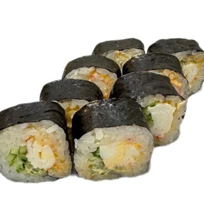 Острый ролл с копченым лососем в Ролл Ёж по цене 350 ₽