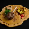 Филе миньон с руколой, жареным картофелем бейби и перечным соусом в Level kitchenbar по цене 1590