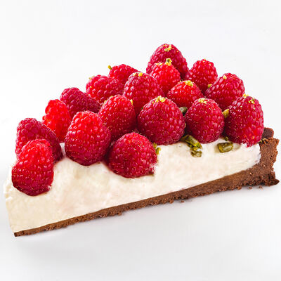 Малиновый шокотарт (порция) в Udcкафе Upside Down Cake по цене 870 ₽