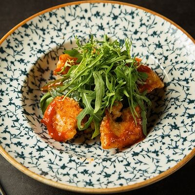 Зеленый салат с жареной индейкой в Вах Гиви! по цене 620