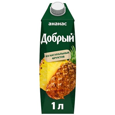 Сок Добрый Ананас в Крафт & Бургер по цене 350 ₽