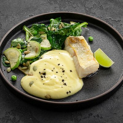 Судак с зелёным гарниром в Вода & Еда по цене 1112 ₽