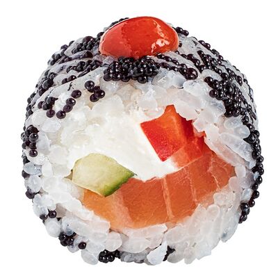 Ролл с лососем и креветкой в темпуре в GODZILLA по цене 12 р.