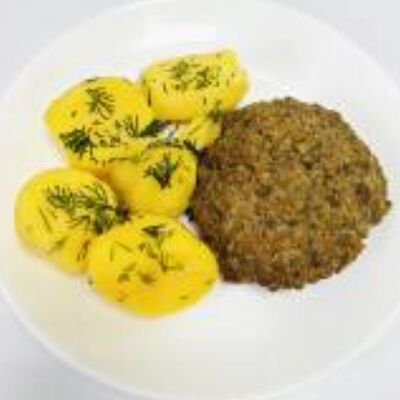 Оладьи из печени с отварным картофелем в Привет, Десерт! по цене 270 ₽