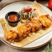 Шашлык из куриного бедра в Чакапули