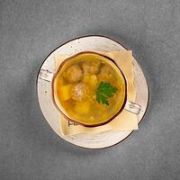 Суп с фрикадельками из куриного филе в Adriano