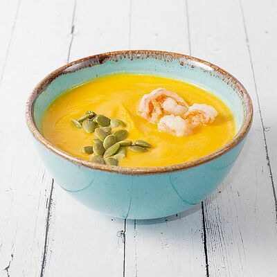 Суп тыквенный с креветкой в Луиджи & Тосё по цене 159