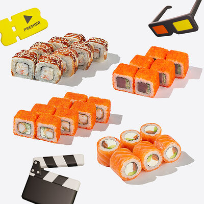 28 первых поцелуев в Много лосося по цене 2360