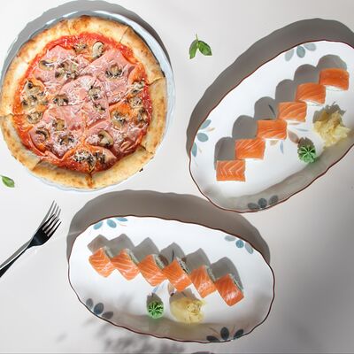 Суши-пицца Комбо в Кукумбер по цене 2190 ₽