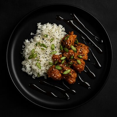 Курица в кисло-сладком соусе в CAFE BAZAR по цене 590 ₽