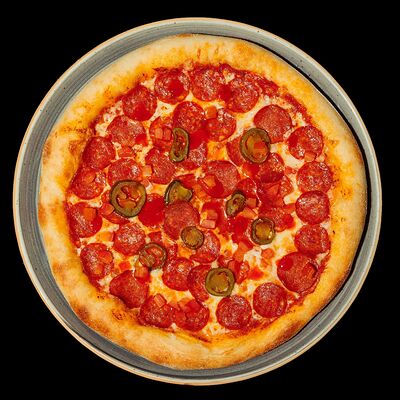 Острая в Шпитса пицца по цене 590 ₽